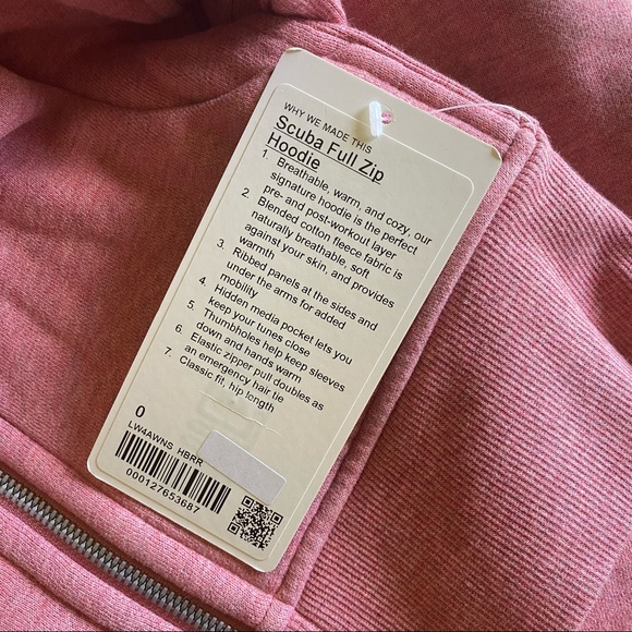 ❌❌SOLD❌❌ Lululemon hoodie size 0 - Picture 5 of 6